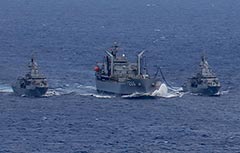 Australian warships South China Sea RAN FONOPS